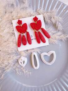 3-Piece Fashionable Bohemian Style Polymer Clay Cutter Mold | Polymer Clay Cutter Mold For Earring Making | Clay Earring Knife | Polymer Clay Tool | Polymer Clay Knife For Jewelry Making | Jewelry Making Kit