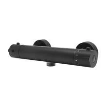 YUNRUX Shower Faucet Mixer Tap Shower Shower Thermostat Fitting Bathroom Shower Thermostat - Black - View 8