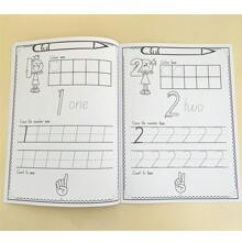 3-5 Years Old Children's Handwriting Practice Book: Letter And Number Tracing Exercises (With Lines) | Preschool Kindergarten Learning Activities | Early Writing Skills Development Classroom Essential - Numbers Style 1 - View 8
