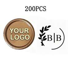 200 Pcs Wax Seals Stickers, Custom Logo Wax Stickers, Handmade Wax Seal Stickers For Wedding Invitation, Self-Adhesive Envelope Wax Stickers-Bronze,Back To School,School Supplies,Multi-Functional,Ornamental,Reusable,Modern,Colorful,Cute,Vintage,Cartoon,Kawaii,Custom,Personalized,Unique,Customized,Workers,Clients,Students,For Business/Work/Office,For School,School Supplies,Back To School,For Office,For School,For Classroom,For Teacher Gifts,For University,For Colleague,For Dorm Rooms,For Teacher,For Boys And Girls,For Teenagers,Junior High School Students,Middle School Students,High School Senior High School Students,College Students,University Students,Freshman,Sophomore,Underclassmen