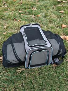 Expandable Pet Carrier - Soft-Sided Cat Carrier For Medium Cats And Small Dogs, Pet Carrier Bag Cat Carrier Cat Bag