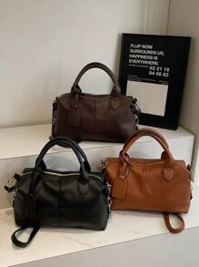 Bolsos de mano para mujer - Marrón - Ver 5