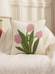 Miater 帆布刺绣花朵枕套 - 彩色 - 查看 13
