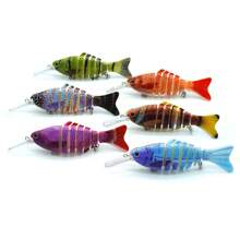 1pc Multi-Jointed Artificial Bait With Blood Slot Hook, Realistic Crankbait Fishing Lure For Bass/Trout, Fishing Gear And Accessories - Multicolor - View 4