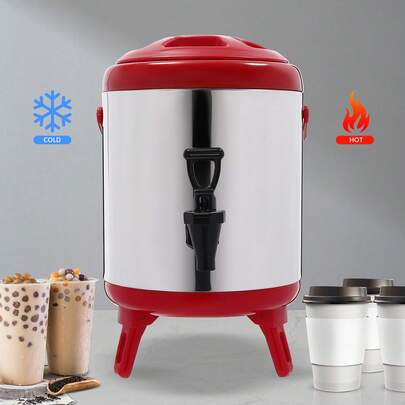 kangten 6L  Hot Water Dispenser, Stainless Steel Insulated Beverage Dispenser, Hot & Cold Water Dispenser Thermal Bucket Indoor & Outdoor
