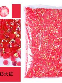 Flat Back Resin Rhinestones 2mm 3mm 4mm 5mm 6mm Non-Hotfix Jelly Rhinestones For DIY Handcraft, Glass, Shoes Decoration - Multicolor - View 40