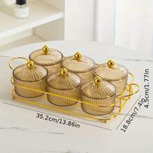 1 Set, New Year Style, Plastic Snack Tray, Unbreakable, Reusable, Food- Fruit & Nut Plate, Home Living Room Candy Bowl, Suitable For Party Use - Multicolor - View 12