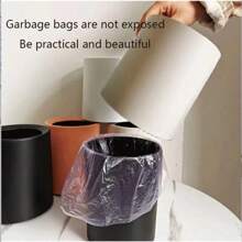 Nordic Style Trash Can, Ins Fashion Desktop Organizer, Washable Mini Trash Can, Multi-Function Divided Waste Paper Bin, Quiet Office Trash Can, College Dorm Storage Organizer, Apartment Desk Organizer Basket, PP Material Trash Can