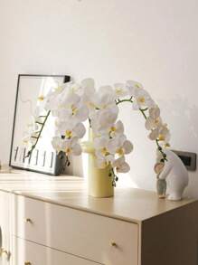 1/3/5pcs 27 Inch Artificial Phalaenopsis Flowers Branches Real Touch Orchids Flowers For Home Office Wedding Decoration For School Dormitory, Valentine's Day Gifts,Mother's Day Gifts,Artificial Plants,Office, Party, Holiday, Birthday, 4 Seasons Home, Door, Hotel, Restaurant, Living Room, Bedroom, Wedding, Kitchen, Garden,Decorative Style,Party And Holiday Decorations - White - View 7
