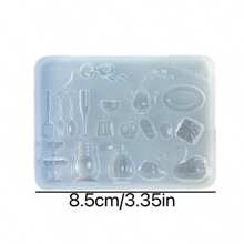 甜点厨具配件 - 树脂铸造模具，硅胶模具，树脂液体铸造模具，树脂钥匙扣硅胶模具，树脂模具 - 矽膠 - 查看 5