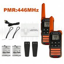 Baofeng 宝峰 2 件装 FR-22A F22 迷你对讲机 PMR FRS 便携式双向无线电 Type-C 充电器 适合露营旅行 - 彩色 - 查看 12