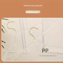 优质透明塑料衣架 - 闪亮的亚克力水晶，超薄且节省空间，抛光表面，适用于外套、西装、裤子和连衣裙、零售店固定装置和设备 - 彩色 - 查看 6