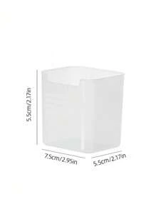 2/3/6 Pezzi Organizer per Frigorifero, Contenitori Portatili Trasparenti per Conservazione Alimenti, Grandi Organizer per Ordinare gli Alimenti per Porte Laterali del Frigorifero e Piani di Lavoro, Organizzatori e Accessori per la Cucina
