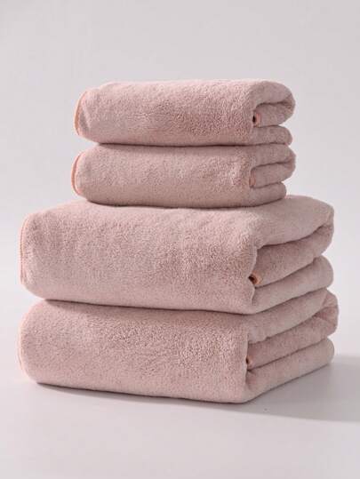 柔软、吸水、不掉毛珊瑚绒毛巾套装（轻薄），方便家庭使用，情侣款，速干头发/脸/浴巾，34 英寸 X 75 英寸手巾或 70 英寸 X 140 英寸浴巾或 40 英寸 X 80 英寸大手巾或 90 英寸 X 170 英寸大浴巾淋浴毛巾，适用于美容院、酒店运动、家庭必需品、毛巾、皮肤护理