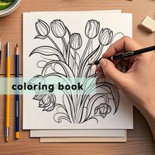 1 Adorable y reconfortante libro para colorear para adultos y adolescentes, 24 páginas, con adorables personajes animales, para aliviar el estrés. Día de la Madre, Regalo para mamá, Regreso a clases, Útiles escolares