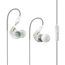 M6 VR Multiplatform In-Ear Earphones With Headset Microphone For Video Game Consoles, Handheld Portable Consoles, PC; Also Includes Short Cable And Mounting Bracket For VR Gaming Headsets