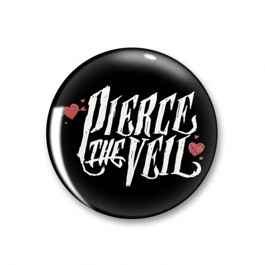 44mm 1.7inch Pins Broach DIY Buttons Snap-In Craft - White - View 1