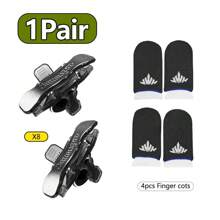 Mobile Game Accessories With Logo Finger Cover, Mobile Game Assistant Shooting Keyser Mobile Game Controller To Assist Shooting Targets, No Charging, Wireless Design, No Battery, Suitable For / /Knife Out Mobile Games
