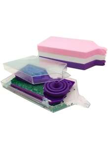 Large Capacity Diamond Painting Tray Plastic Drill Plate Nail Art Beading Plates Cross Stitch Embroidery Accessories Tool