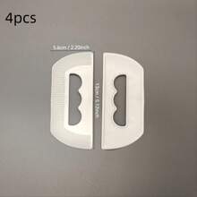 4pcs Soft Silicone Cat Hair Remover Brush - Pet Fur & Lint Cleaning Tool For Dogs And Cats, Ideal For Home Use