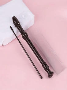 1pc 8-Hole Adjustable C-Tune Alto Recorder, Suitable For Beginners, Adults, And Professional Recorder Players - Recorder Musical Instrument With Cleaning Tool