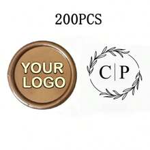 200 Pcs Wax Seals Stickers, Custom Logo Wax Stickers, Handmade Wax Seal Stickers For Wedding Invitation, Self-Adhesive Envelope Wax Stickers-Bronze,Back To School,School Supplies,Multi-Functional,Ornamental,Reusable,Modern,Colorful,Cute,Vintage,Cartoon,Kawaii,Custom,Personalized,Unique,Customized,Workers,Clients,Students,For Business/Work/Office,For School,School Supplies,Back To School,For Office,For School,For Classroom,For Teacher Gifts,For University,For Colleague,For Dorm Rooms,For Teacher,For Boys And Girls,For Teenagers,Junior High School Students,Middle School Students,High School Senior High School Students,College Students,University Students,Freshman,Sophomore,Underclassmen