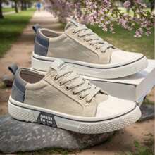 Klassische Segeltuchschuhe für Herren, atmungsaktive, vielseitige, rutschfeste und langlebige Freizeit-Sneaker, geeignet für Teenager/Freizeit im Sommer/Sport im Freien/Urlaubsreisen/Abschlussgeschenke/Geburtstagskleider-Accessoires