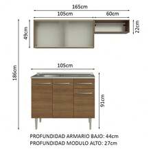 MADESA Baker's Racks - Brown - View 3