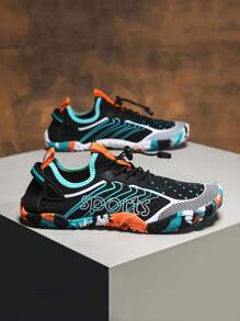 Men's Casual Water Sports Shoes, Breathable, Lightweight, Quick Dry, Non-Slip, Suitable For Surfing, Swimming, Fishing, Diving, Fitness Training, Outdoor River Tracking, Adjustable Fit