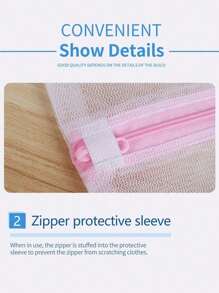Three Pieces (Large, Medium, Small) Laundry Bag For Washing Delicate Clothes, Small Mesh Laundry Bag, Mesh Laundry Bag With Reinforced Zipper, Suitable For, Storage, University, Dormitory And Apartment Residents, Machine Washable, Spring, Minimalist, Summer Top.