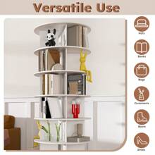 Rotating Shoe Rack Tower, 7-Tier/6-Tier Spinning Shoe Rack, Free Standing 360° Revolving Shoe Organizer, High Bottom Design Shoe Tower Spinning Storage Lazy Susany, Fits 28/24 Pairs Of Shoes