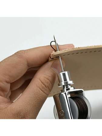 1 Set Professional Leathercraft Sewing Awl Kit, Fast Sewing Machine Sewing Tools Suitable For DIY Handcraft Repair, With Needles