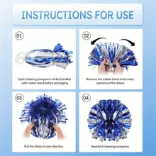 2pcs Cheerleading Flower Ball, Bright Colors, Thickened And Encrypted, With A Ring Buckle For More Firm ,Cheer Dance Competition Supplies, Cheerleading Party Supplies, Fancy Cheering Prom Fancy Cheer Cheerleading Flower Ball
