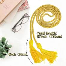 4pcs 170cm Graduation Tassel Cords, Multicolor Decorative Thin Graduation Accessories, Suitable For Graduation Gown Decoration