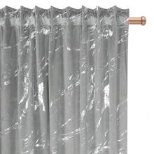 Rèm che nắng nhung chất lượng cao, được trang trí bằng họa tiết đá cẩm thạch màu vàng hoặc bạc, 1 chiếc. Thiết kế tinh tế và kết cấu nhung của chất liệu dày. Nó làm say đắm với họa tiết đá cẩm thạch vàng và bạc lấp lánh theo phong cách quyến rũ. Sự thanh lịch, sang trọng và phong cách trong nội thất của bạn. Sẽ thay đổi nội thất của bạn trong nhiều năm. Nhung mềm mại và họa tiết đá cẩm thạch vượt thời gian. Nhấn mạnh độ bền và thiết kế cổ điển. Có thể giặt bằng máy - Xám nhạt + Bạc - Xem 1