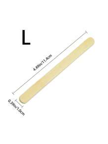 50pcs Wooden Popsicle Stick Back To School