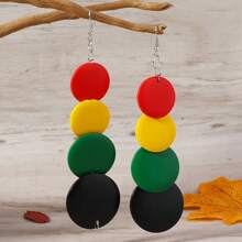 Nuovi orecchini in legno fatti a mano stile boho vintage, design vintage polivalente e alla moda