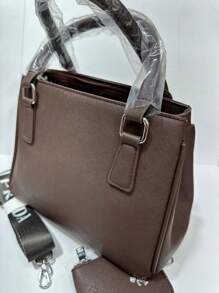 Ladies Handbag - Kaffeebraun - Übersicht 2