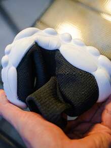 Kids Lightweight Breathable Knitted Sport Shoes, Practical And Multifunctional - Black - View 5