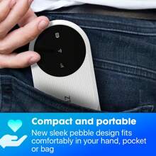 ZTE U10 4G+ Mobile Wi-Fi Router, LTE Advanced Low-Cost Portable Travel WiFi Hotspot, SIM Slot Unlocked - White - View 5