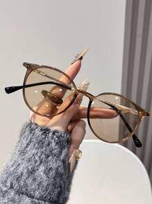 1pc Transparent Tea Frame Champagne Slice