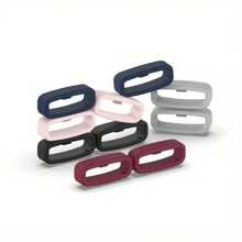 5pcs Multicolor Silicone Watch Band Rings - Durable Watch Band Clips And Protectors For Smartwatches And Sports Watches | Flexible Rubber Replacement Rings With Safety Buckle - 20mm - View 10