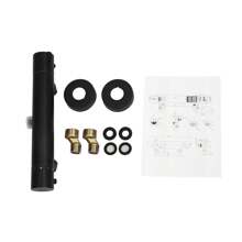YUNRUX Shower Faucet Mixer Tap Shower Shower Thermostat Fitting Bathroom Shower Thermostat - Black - View 7