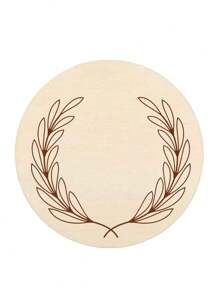 1pc Baby Commemorative Card Child Milestone Photo Wood Chip Text Customization, Crafts Jewelry In The Wind Wood Chip Creative DIY Original Wood Chip Shooting Props Single-Side Laser Engraving Gifts Birthday Graduation