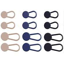 6/12pcs Universal Waist Belt Extender, Seamless Detachable Jeans Button Extender, Adjustable Elastic Waist Belt Buckle, Casual Streetwear Style, Plastic Material, Suitable For Commuting, College Life, Outdoor Activities