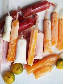 自制棒冰袋透明碎冰袋冰淇淋保鲜袋DIY棒冰袋家用。