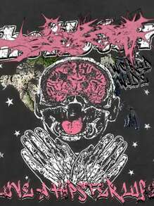 2025春夏复古Y2K风格男士印花休闲背心