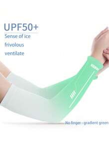 Summer Sun Protection Ice Sleeve Quick Dry Outdoor Riding And Driving UV Protection Ice Silk Sleeve Elastic Arm Sleeve - Multicolor - View 11