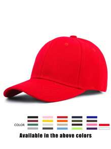 1pc Adjustable Hook And Loop Baseball Cap With Fuzzy Reflective Board, Suitable For Outdoor, Travel, Beach Vacation, Sun Protection, Suitable For Spring/Autumn, Y2K Style - Baseball Cap - View 6