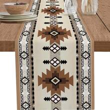 1 Pc Boho Western Table Runner,Kitchen Dinner Cafe Table Runners,Decor For Coffee Party Wedding